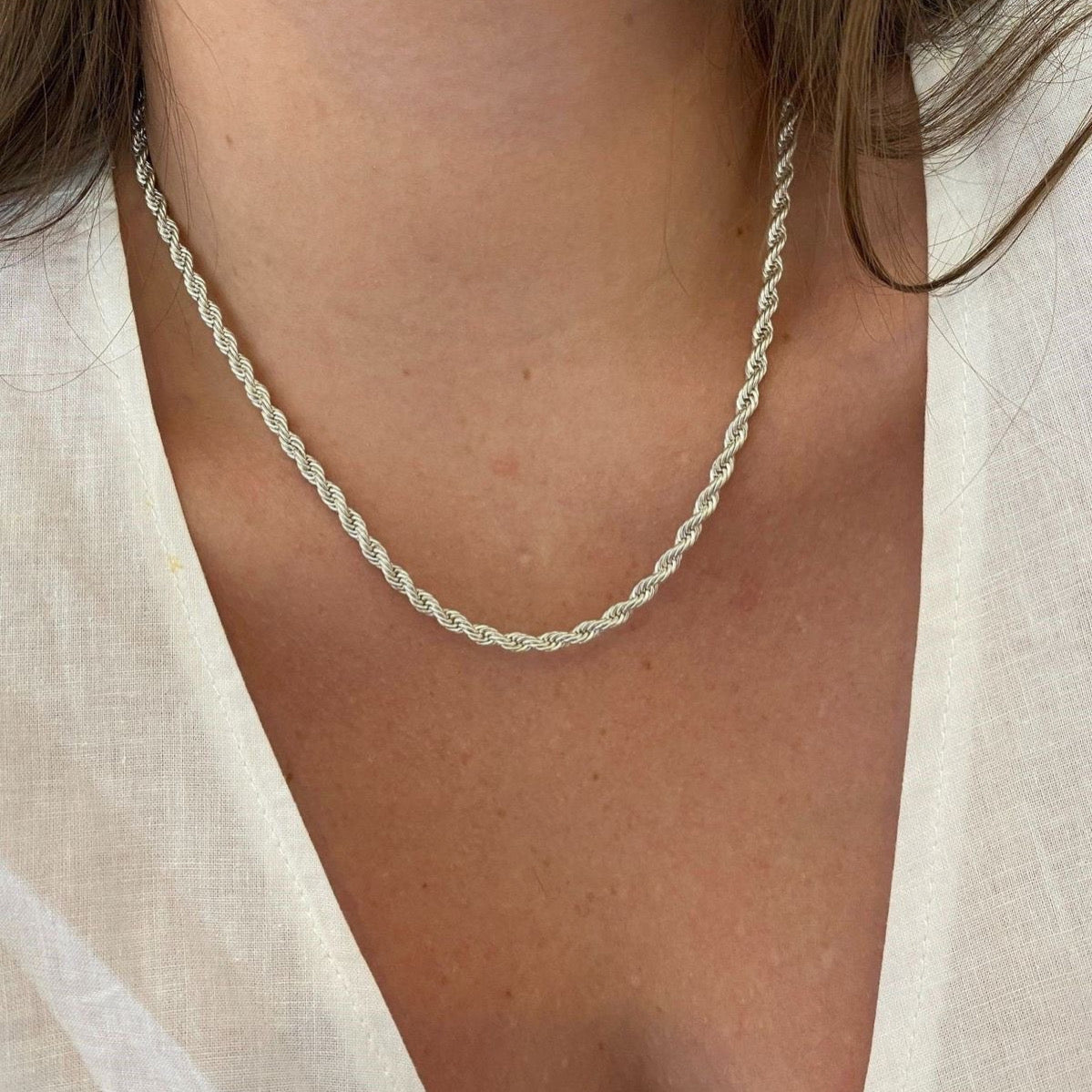Collier ROCK ARGENTÉ