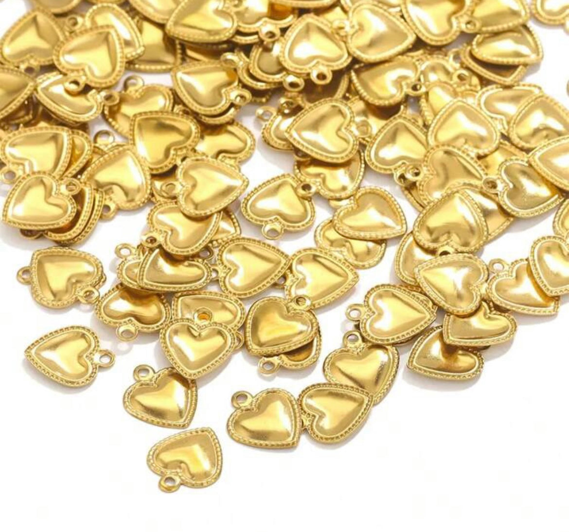CHARMS COEUR DORÉ