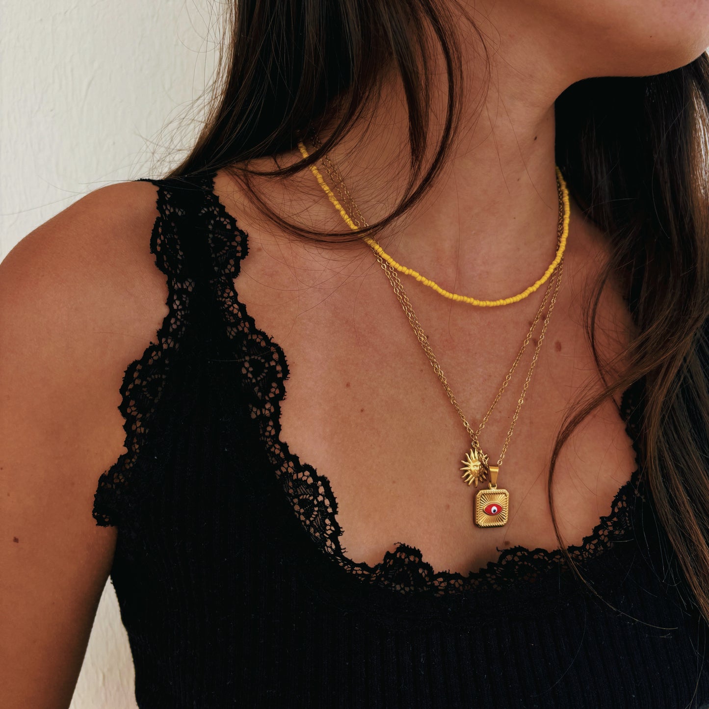 Collier KARMA RED