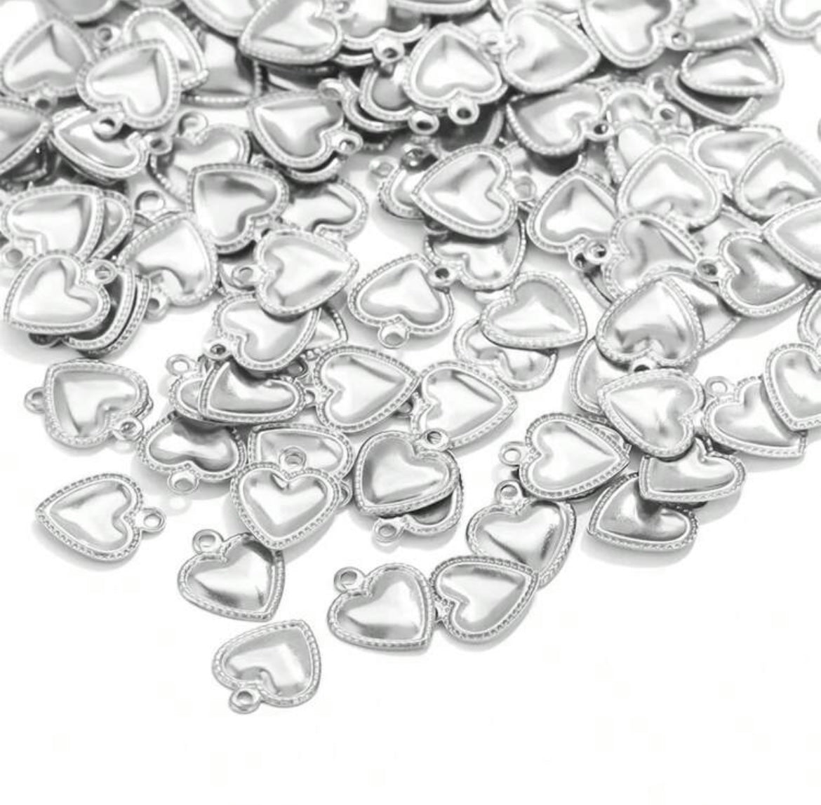 CHARMS COEUR ARGENTÉ
