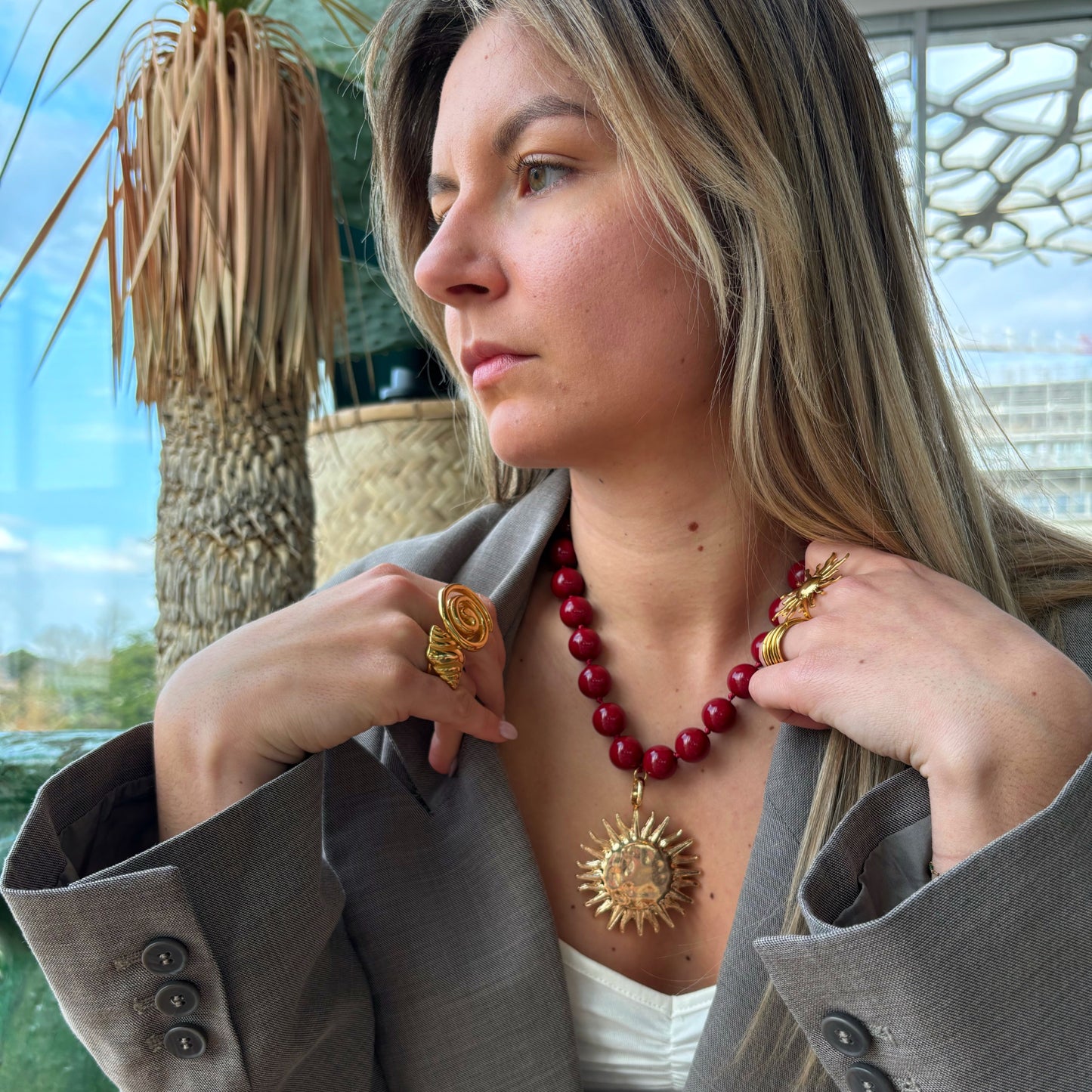 Collier BIG SUN