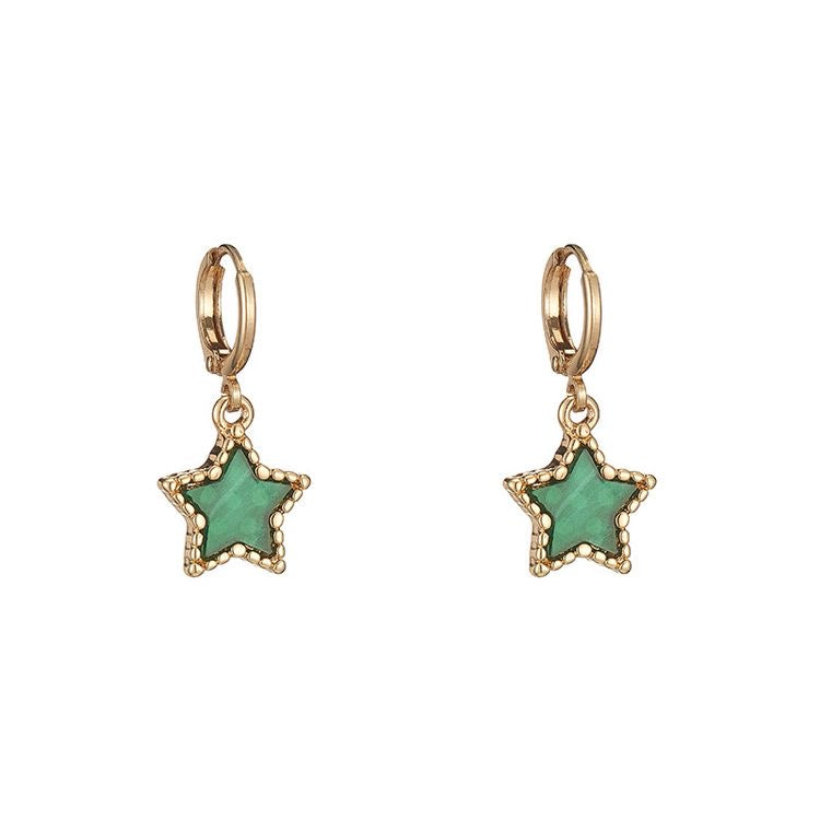 Boucles d’oreilles ÉTOILES GREEN