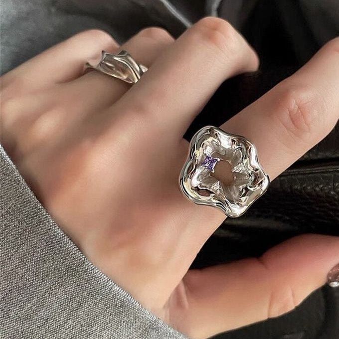 Bague MADRID ARGENTE