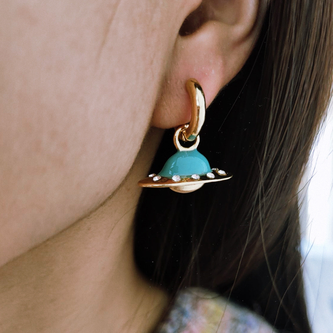 Boucles d’oreilles SATURNE