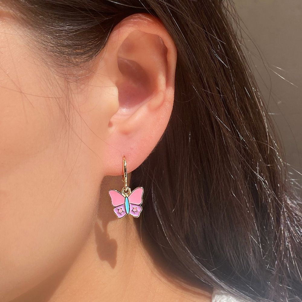 Boucles d’oreilles PAPILLON