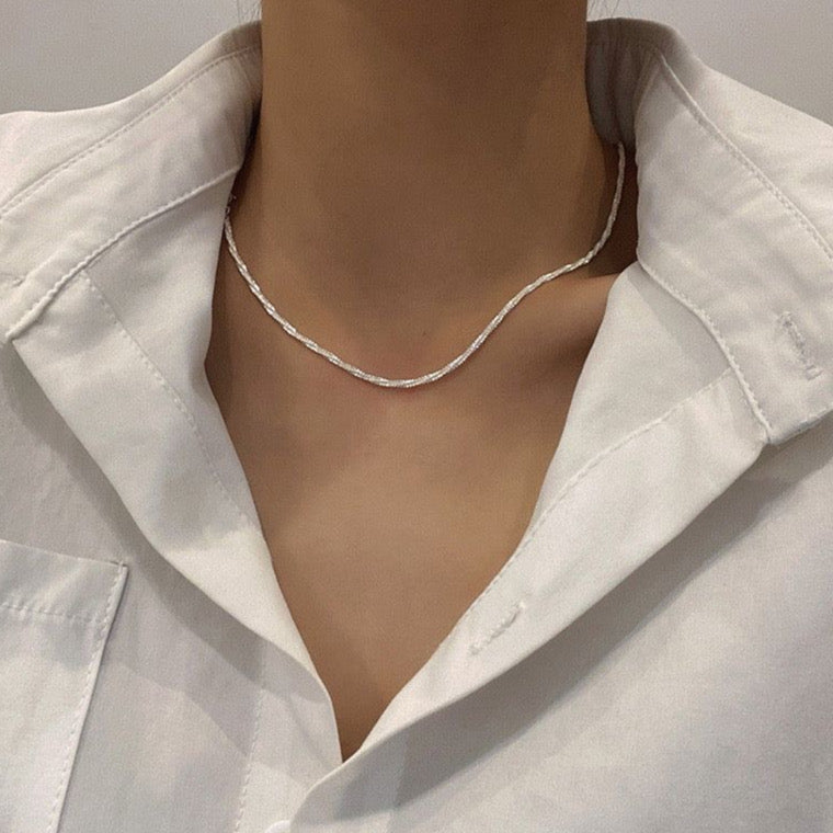 Collier TORSADE ARGENTÉ
