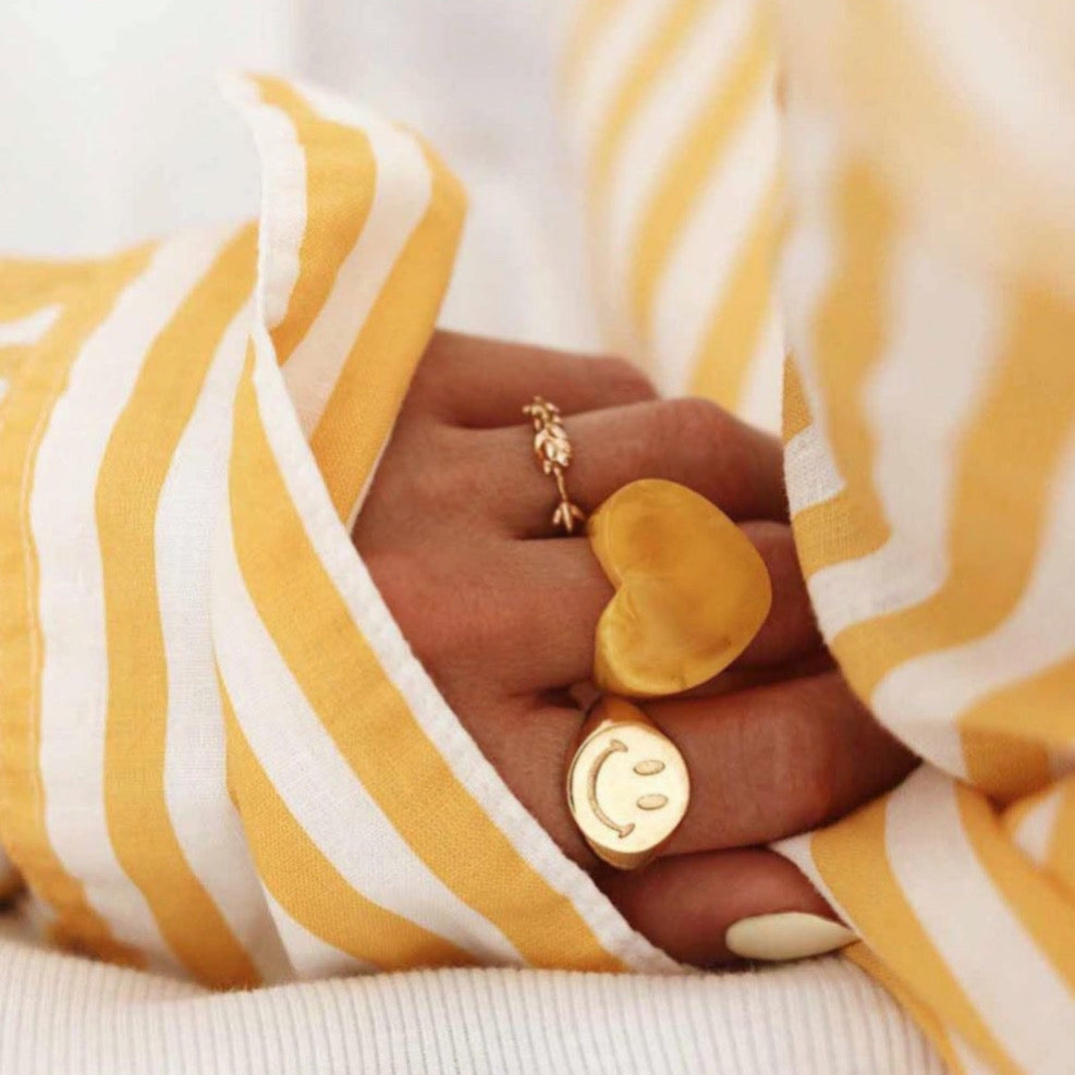 Bague COEUR YELLOW