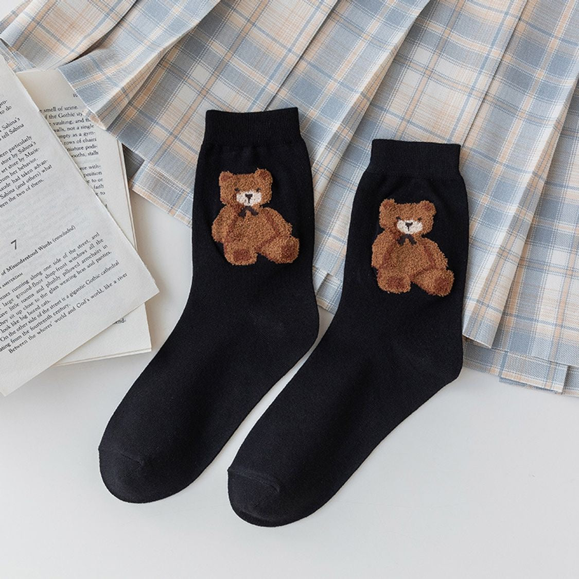 Chaussettes OURSON brodé
