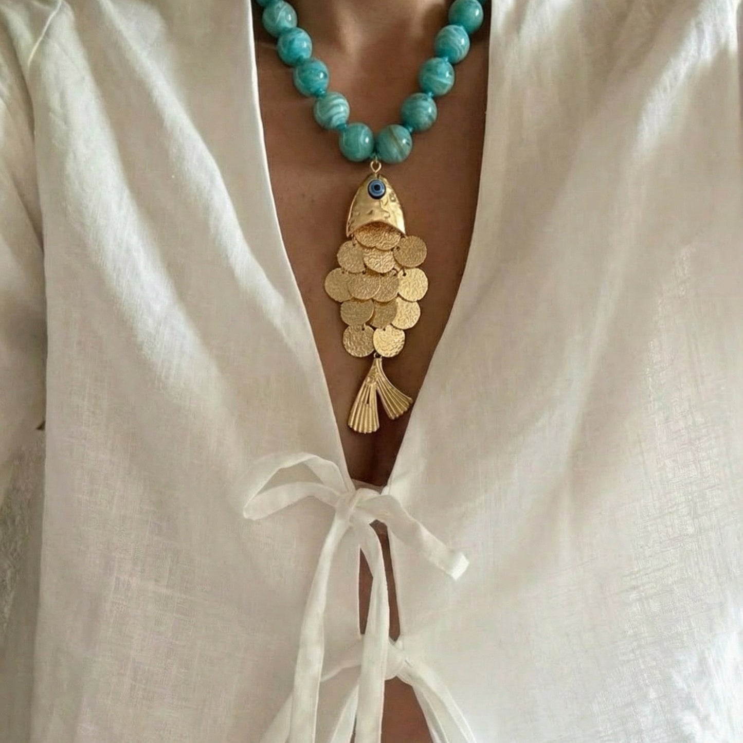 Collier CRÉATION LAGON 🐚