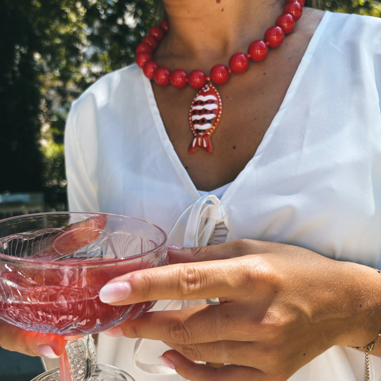Collier CRÉATION SEA RED