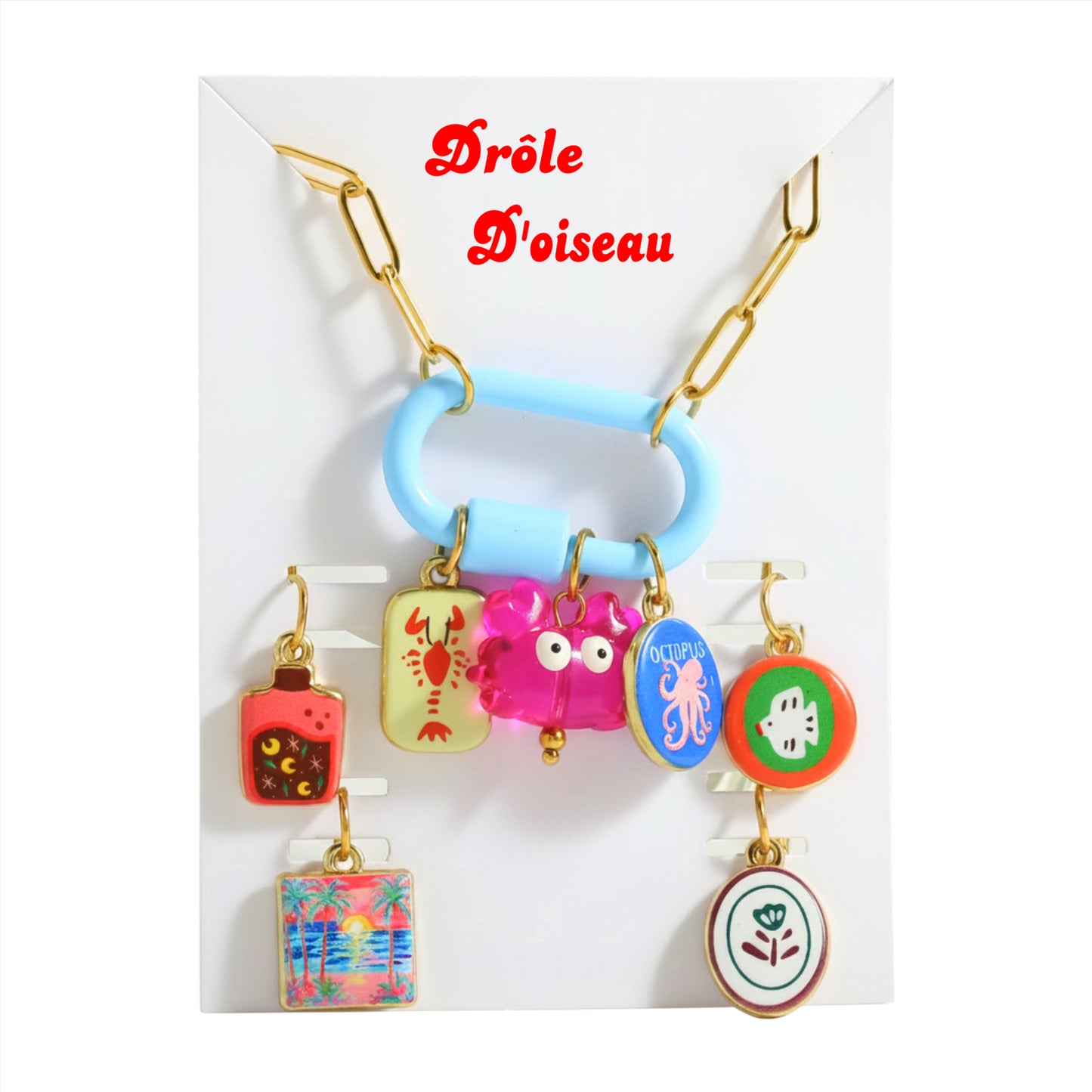 Collier DYE BLUE TIME