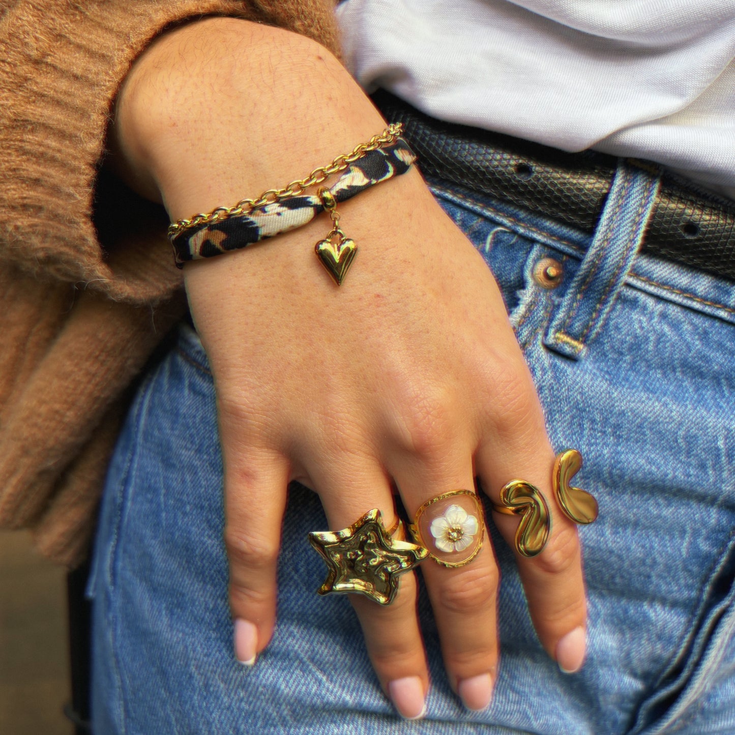Bracelet DOUBLE LÉOPARD