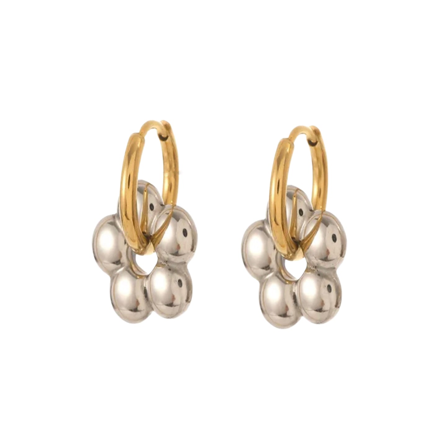 Boucles d’oreilles FLORETTE ARGENTÉ