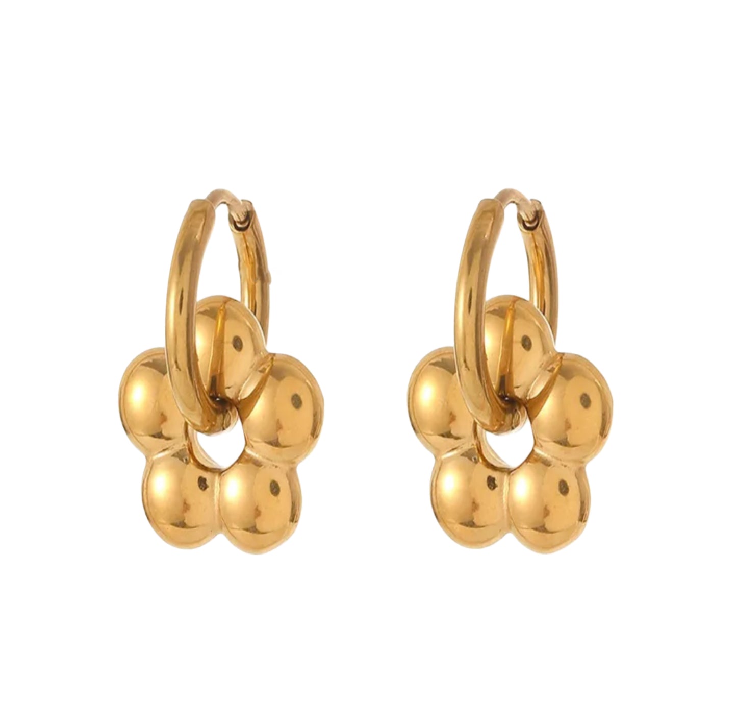 Boucles d’oreilles FLORETTE DORÉ