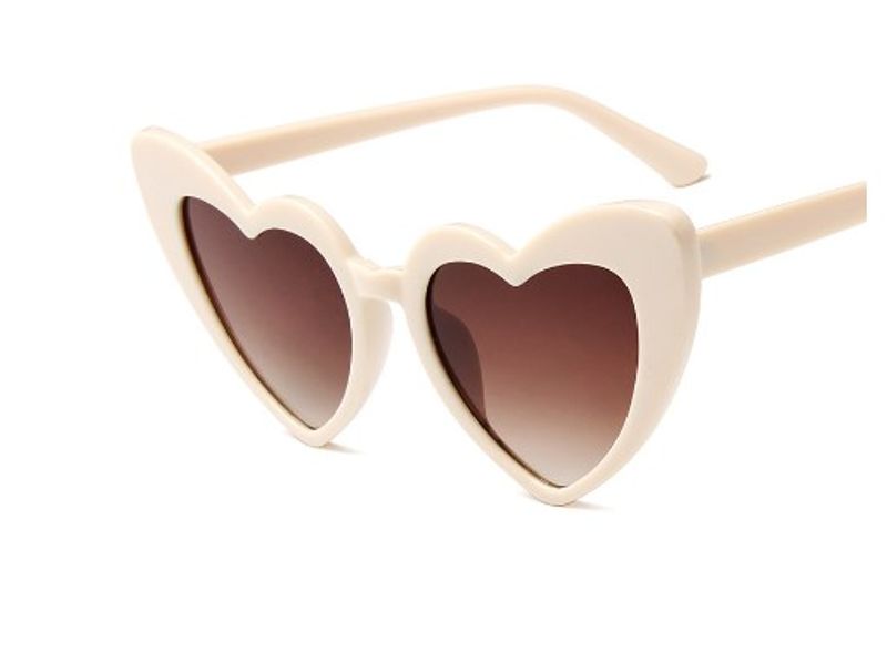 LUNETTE DE SOLEIL HEART BEIGE