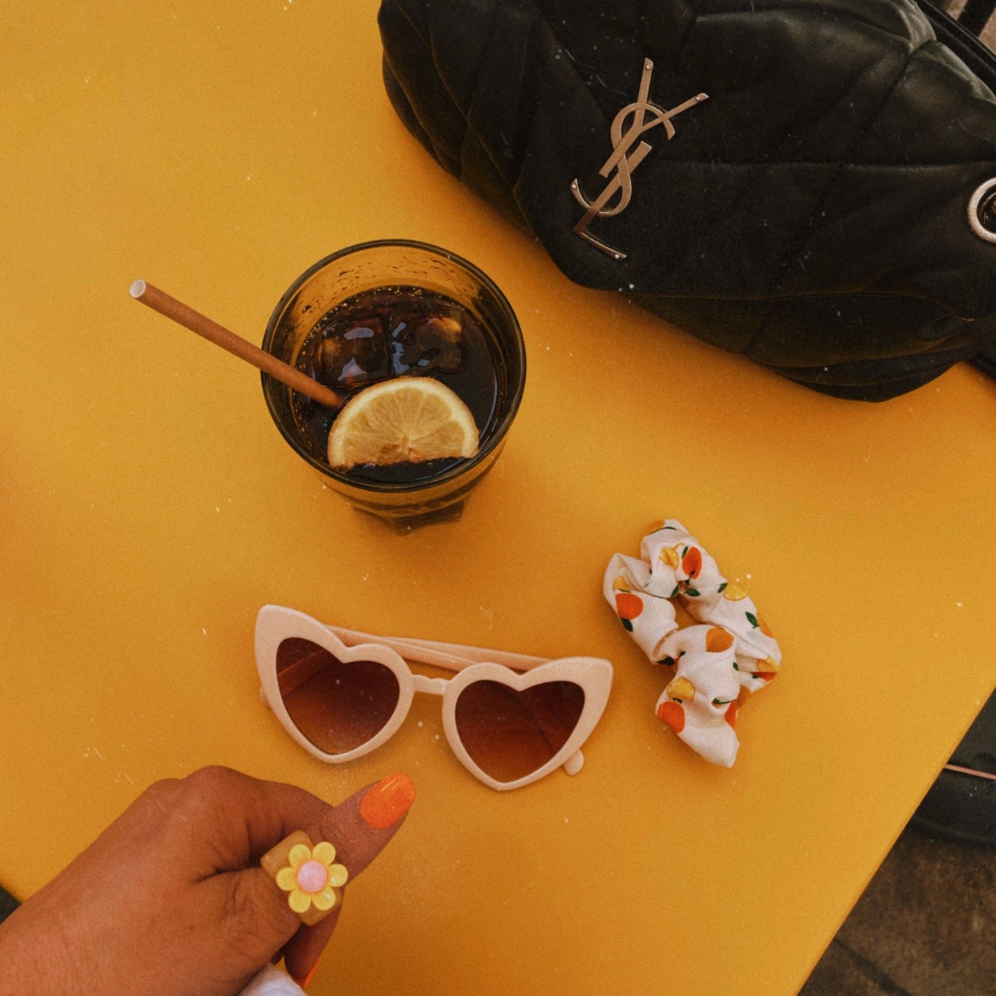 LUNETTE DE SOLEIL HEART BEIGE