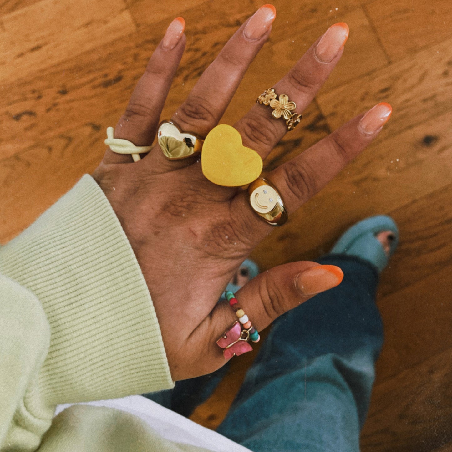Bague COEUR YELLOW
