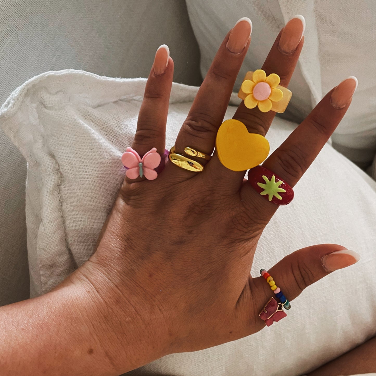 Bague COEUR YELLOW
