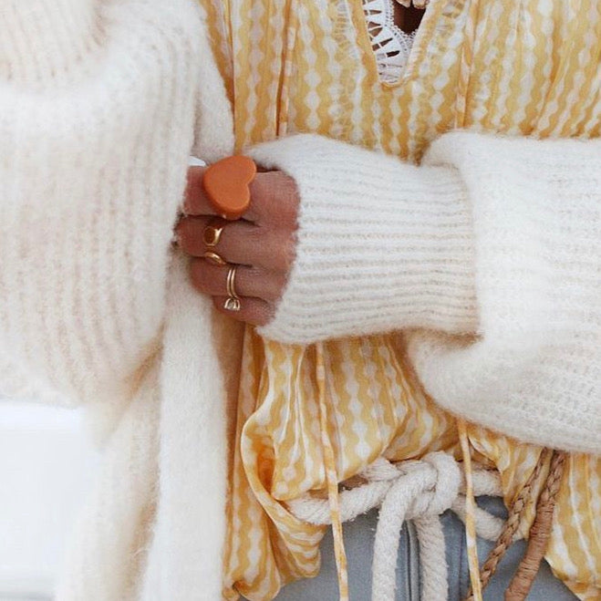 Bague COEUR ORANGE