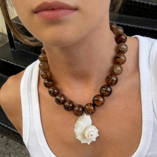 Collier CRÉATION OCÉAN BROWN