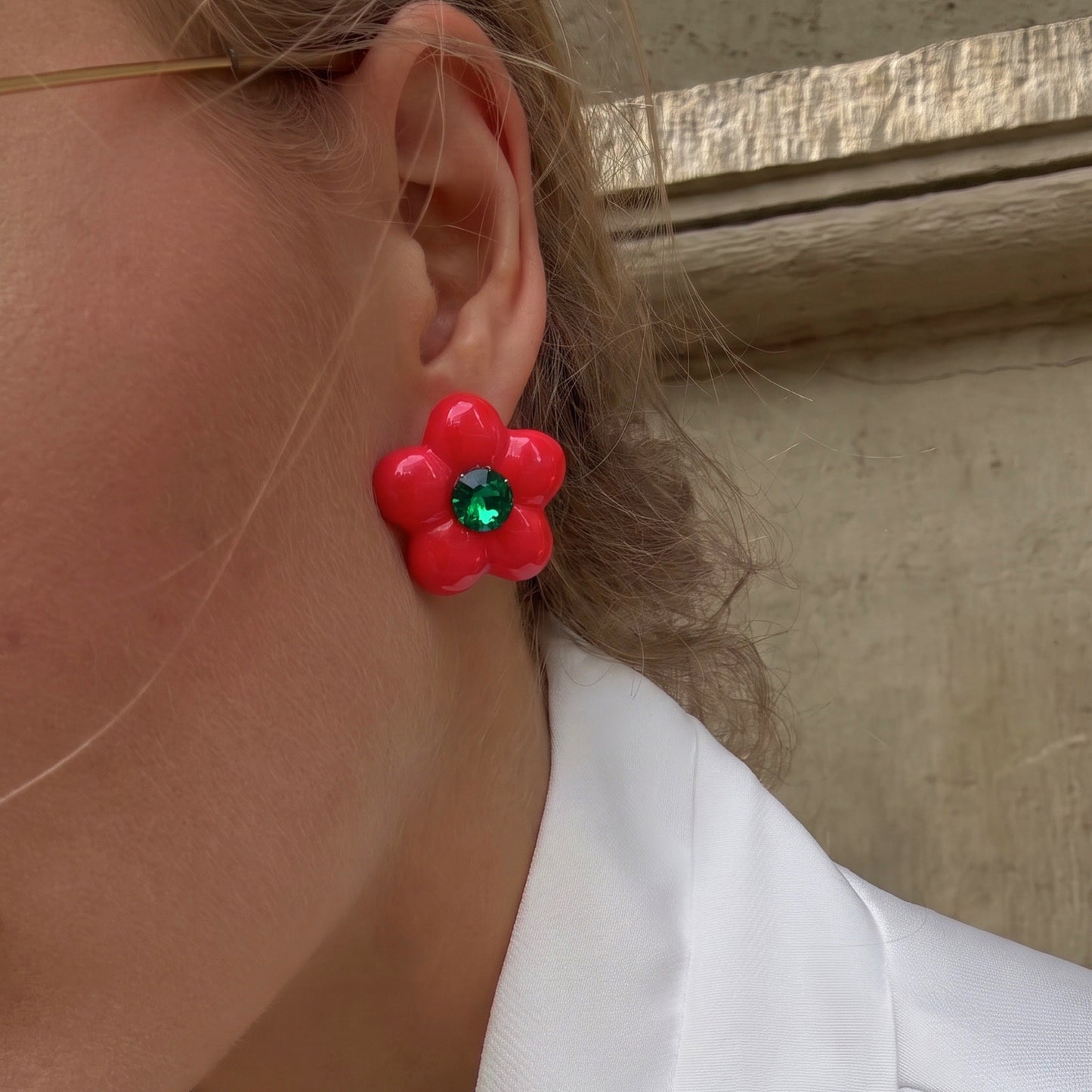 Boucles d’oreilles LILI AU SOLEIL ROSE