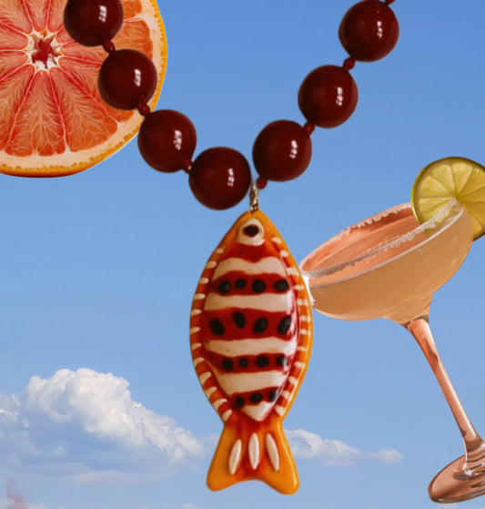 Collier CRÉATION SEA RED