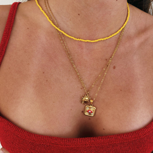 Collier KARMA RED