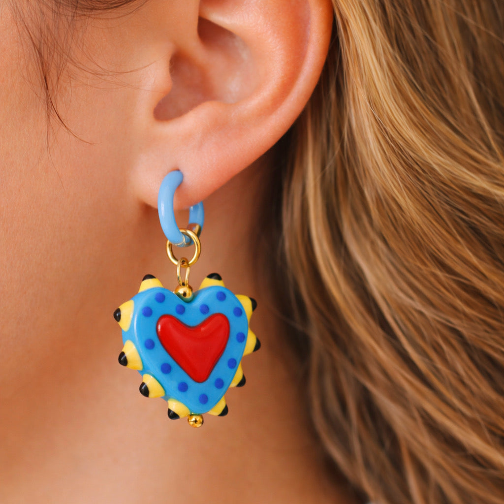 Boucles d’oreilles OLÉ BLEUE
