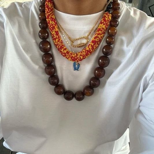 Collier SOLAR NACRÉ