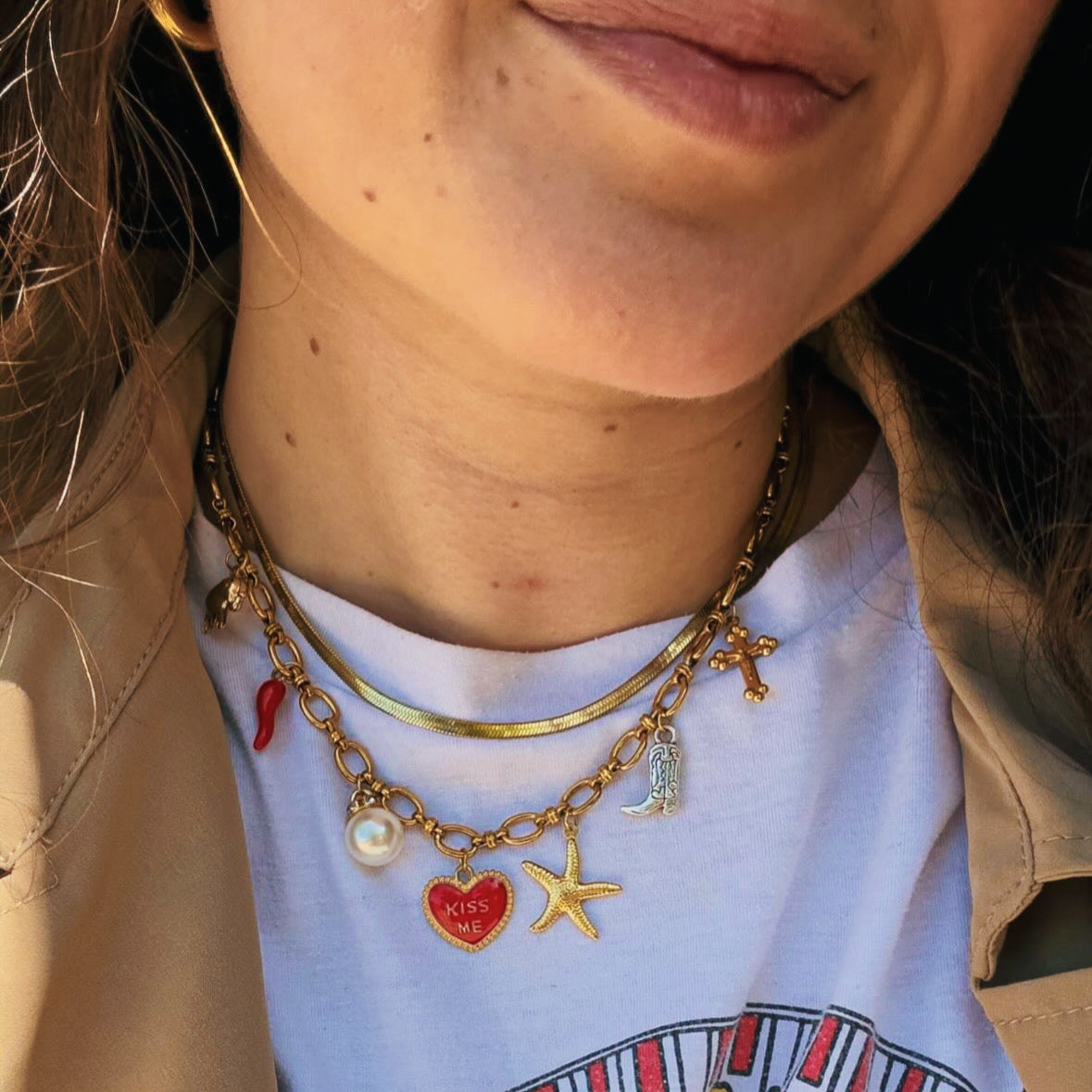 Collier CRÉATION KISS ME