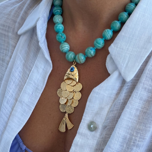 Collier CRÉATION LAGON 🐚