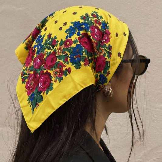 FOULARD LE NIL YELLOW
