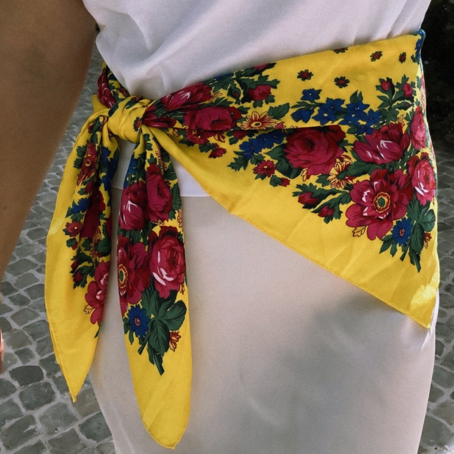 FOULARD LE NIL YELLOW