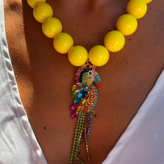 Collier CRÉATION DRÔLE D’OISEAU