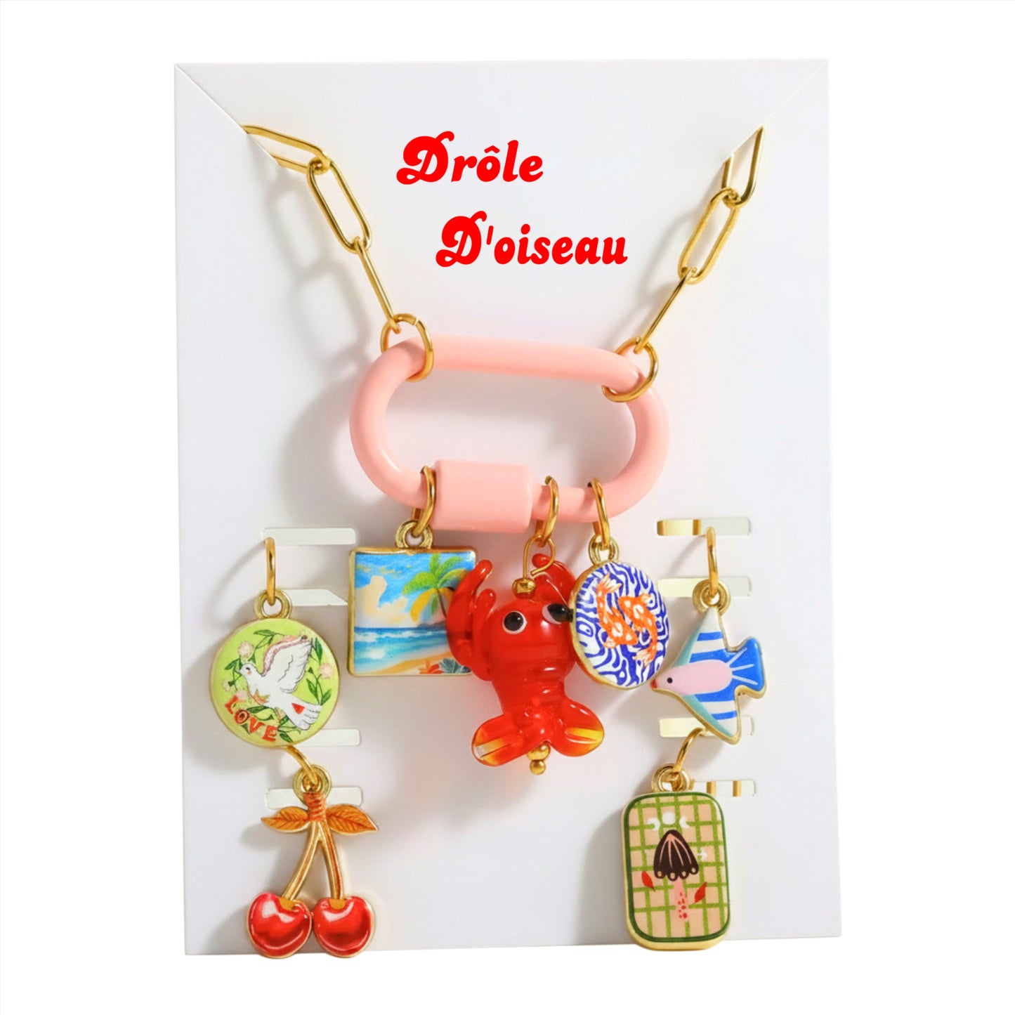 Collier DYE PINK ERA