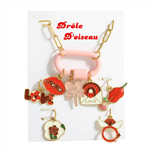 Collier DYE RED AMOR