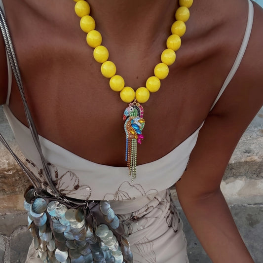 Collier CRÉATION DRÔLE D’OISEAU