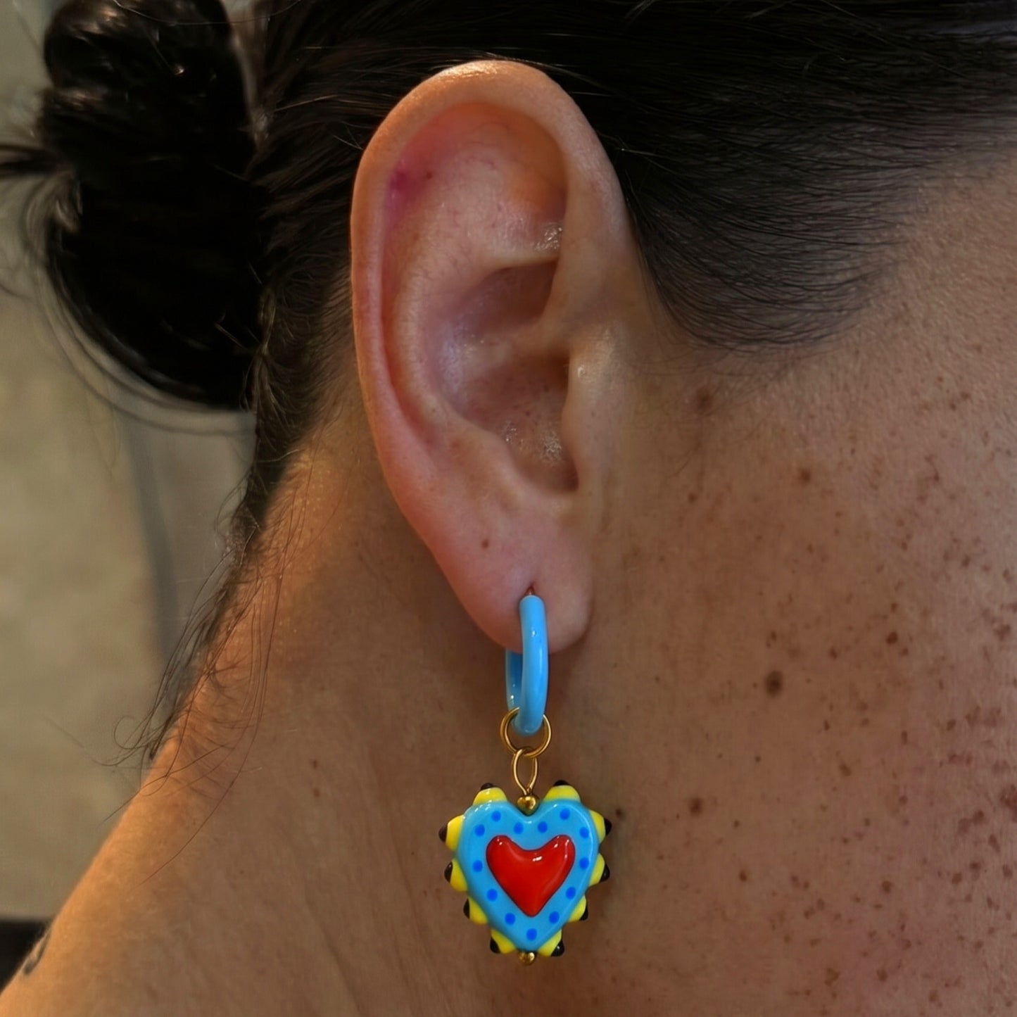 Boucles d’oreilles OLÉ BLEUE