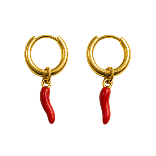 Boucles d’oreilles PIMENT