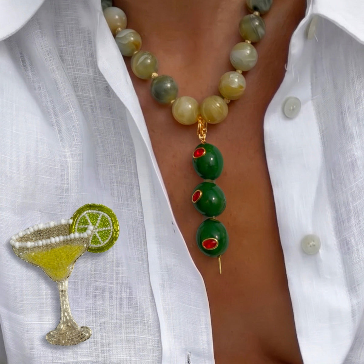 Collier CRÉATION OLIVE 🫒