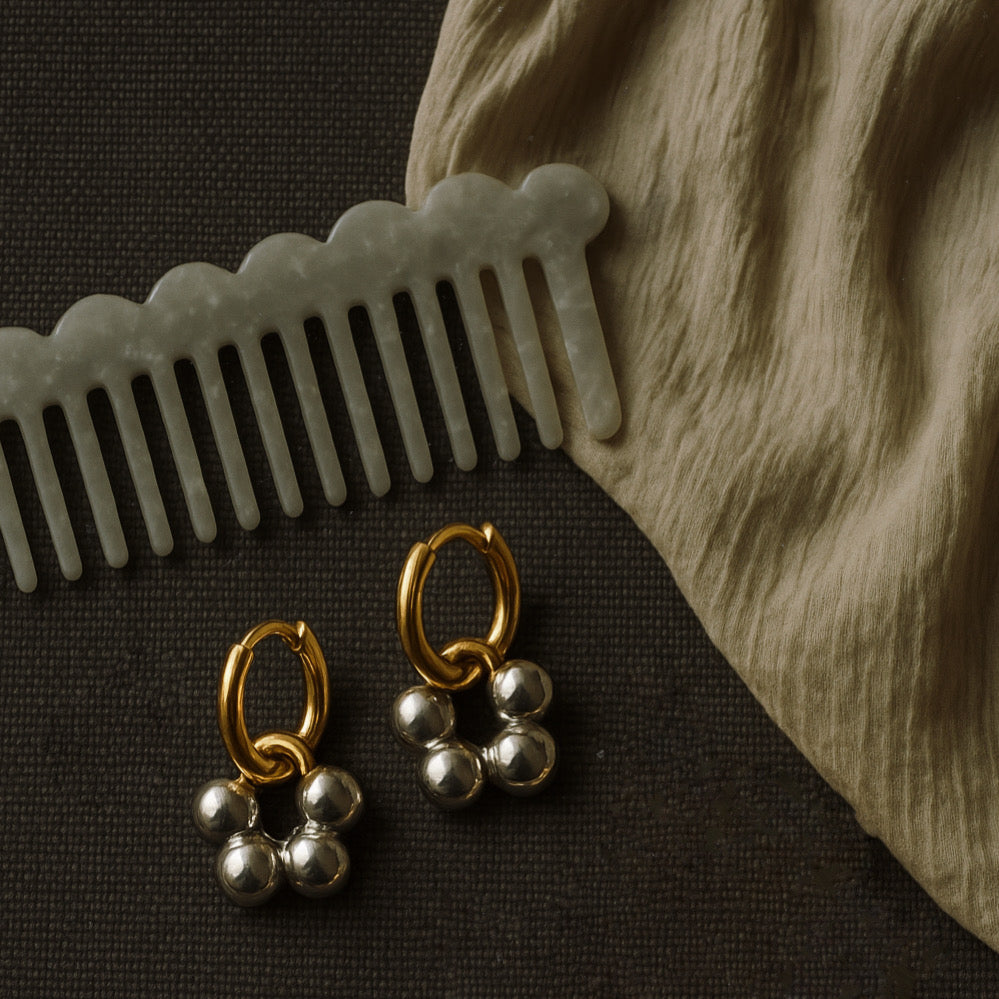 Boucles d’oreilles FLORETTE ARGENTÉ