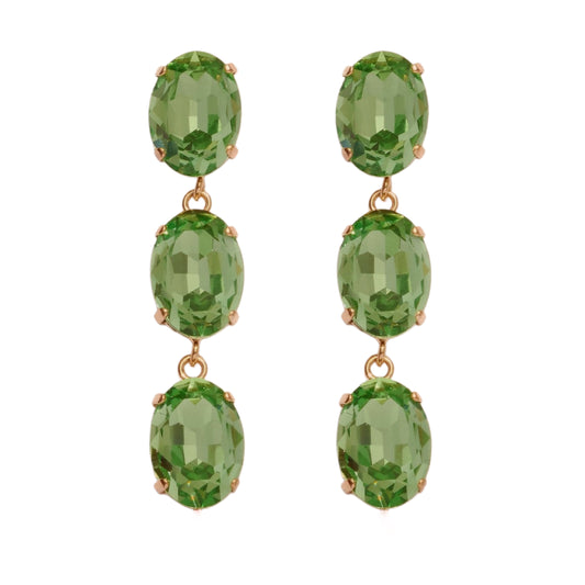 Boucles d’oreilles MOLY VERTE